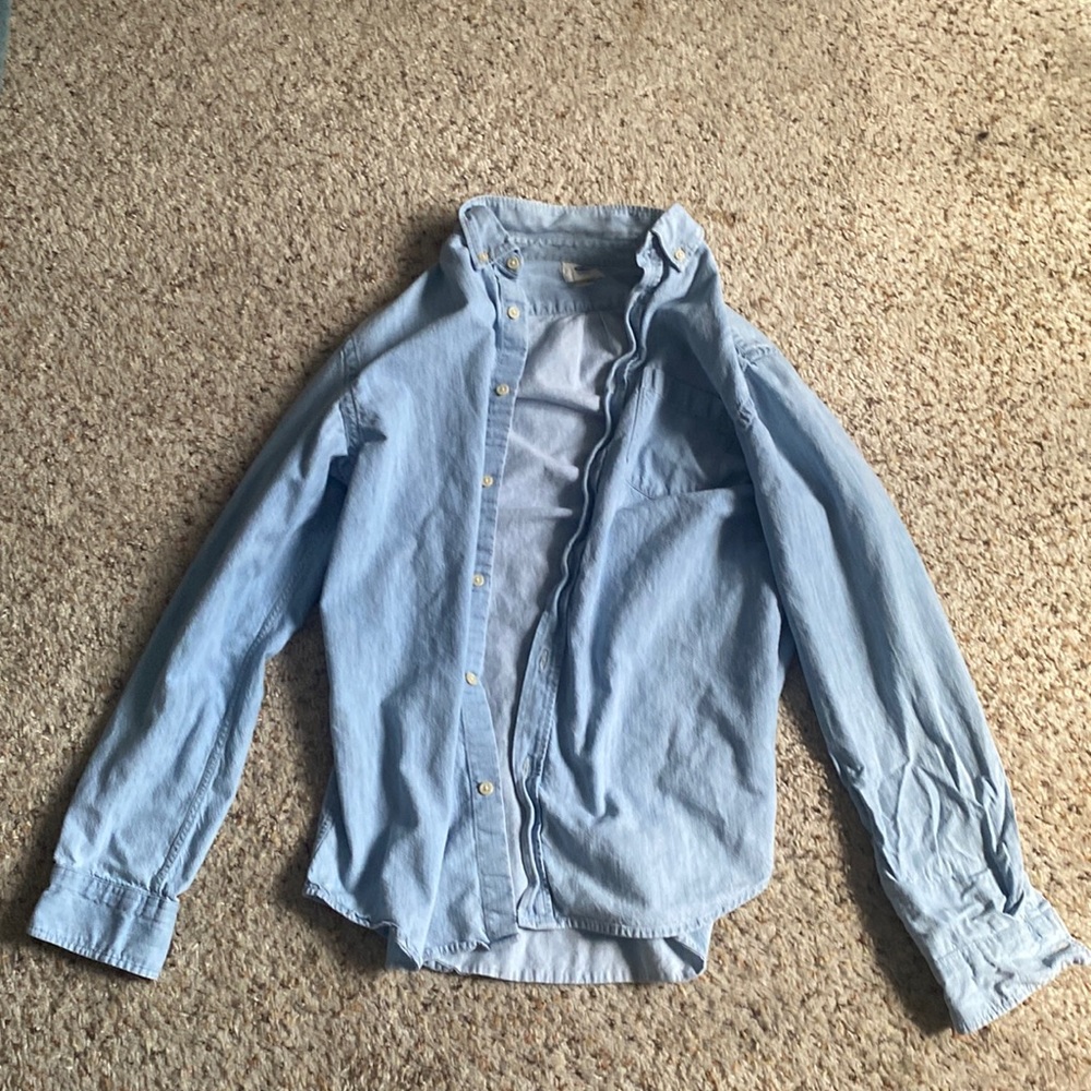 light blue denim jacket